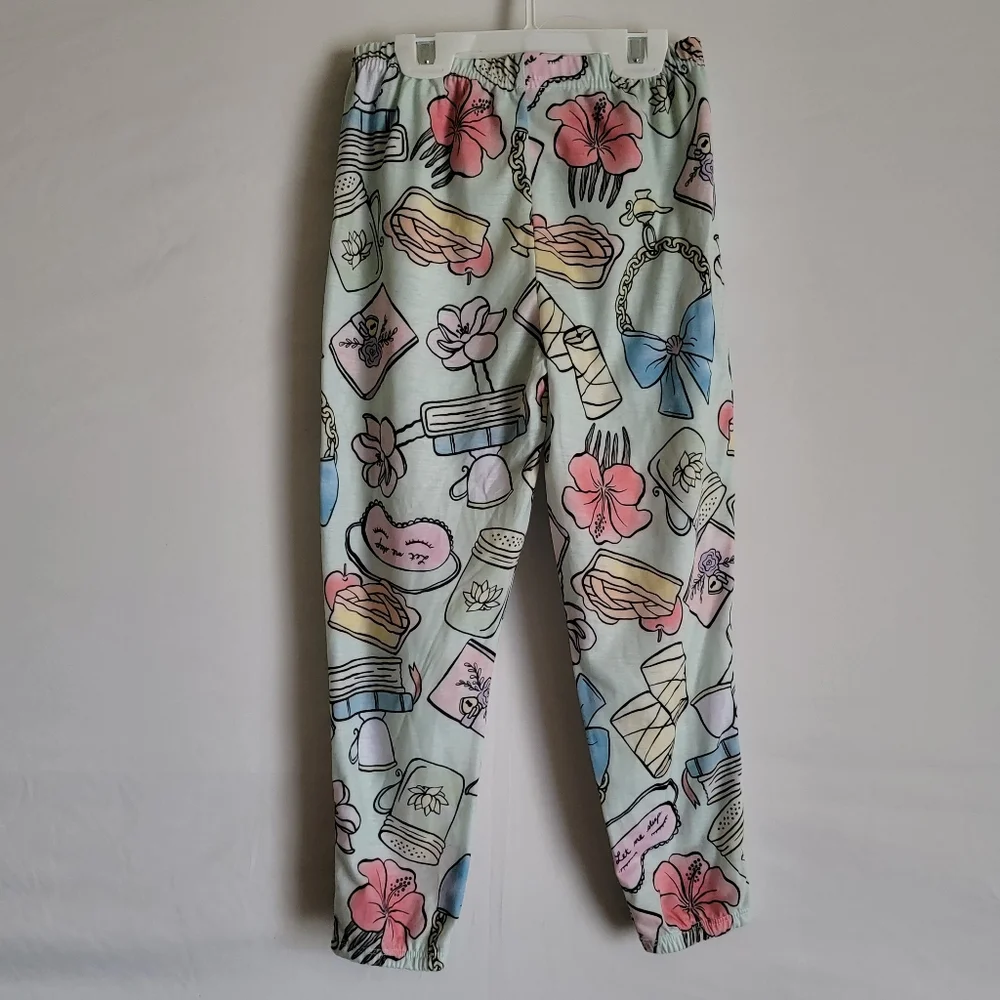 Girls Pajama Pants And Shorts Set